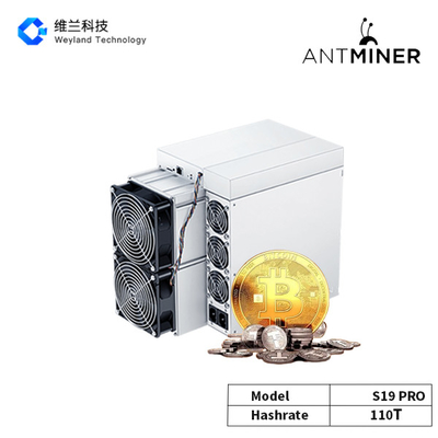 S19Pro 110T Bitcoin Miner BTC/BCH/BSV Convertible Liquid Cooling 29.5J/T RJ45 SHA256 Oil Cooling