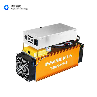 T2 Turbo 24T Innosilicon Bitcoin Miner 10nm Chip 2 Cooling Fans