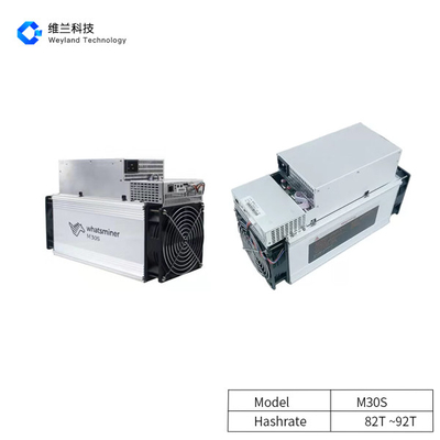 SHA-256 Asic BTC Miners , Whatsminer M30s 88th 86T 84T Crypto Miner Machine