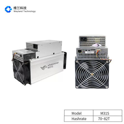 ASIC SHA-256 Microbt Whatsminer M31s+ M31S 70-82T For BTC Bitcoin Miner