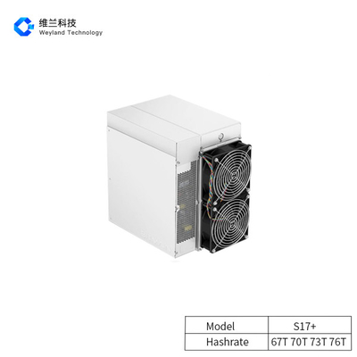 Bitmain Antminer S17+ 76T 73T 70T  67T , SHA256 Asic Miner Second Hand