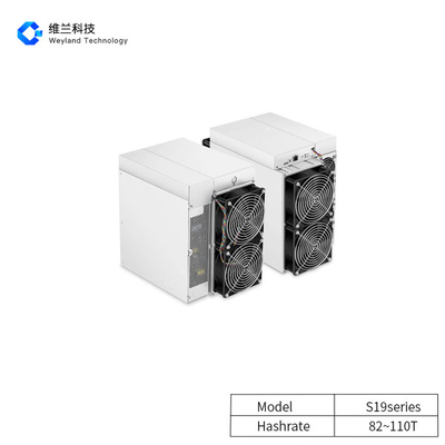 New / Used Asic Miner Bitcoin Bitmain Antminer S19 Pro S19 S19J 82-110Th/S