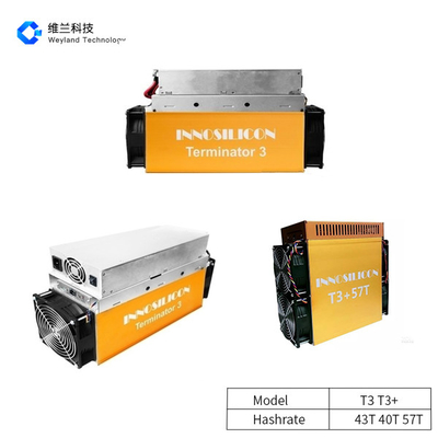 Bitcoin Asic BTC Miners Innosilicon T3 T3+ 43T 40T 50T 53T 57T