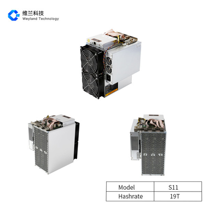 S11 19Th/S  Antminer BTC Miner SHA 256 Algorithm Metal material