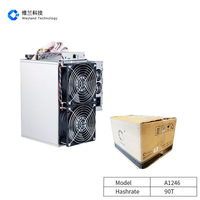 81-90TH/S Canaan Avalon Miner , Dual Cooling Fans Avalon A1246 90t