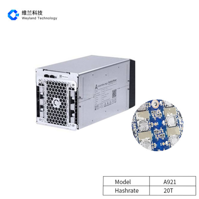 A921 20T/S Canaan Avalon Miner Bitcoin Mining Coated With Thermal Grease