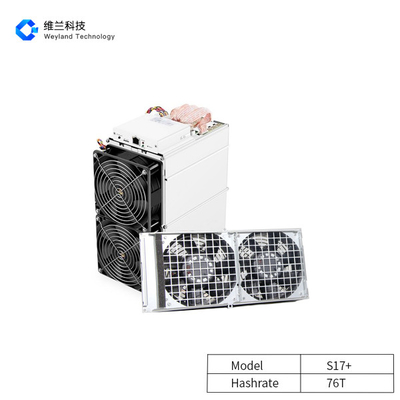 Bitcoin S17+ 76T Antminer BTC Miner 3040W ASIC Mining Machine