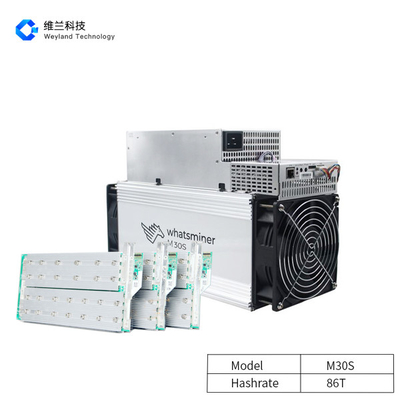 BTC,BCH Microbt Whatsminer M30s 86T ASIC 3268W with 468 chips