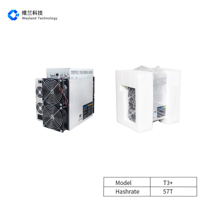 Second hand Innosilicon T3+ 57t SHA-256 Metal Material 10.38kg