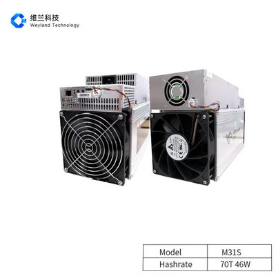 46W/T M31S Whatsminer Bitcoin Miner 70T 70T/S High Computing Power