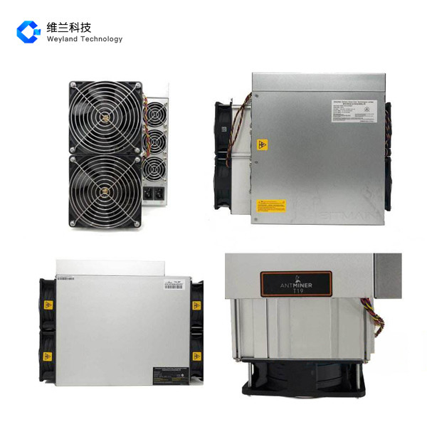 T19 SHA 256 Antminer BTC Miner ASIC 3150W Bitcoin Miner Second Hand