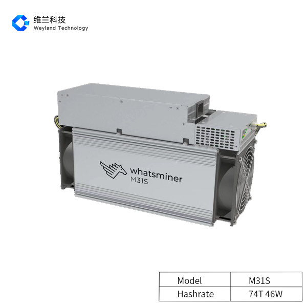 46J/T Whatsminer M31s 74t , 3404W Asic Mining Machines All In One