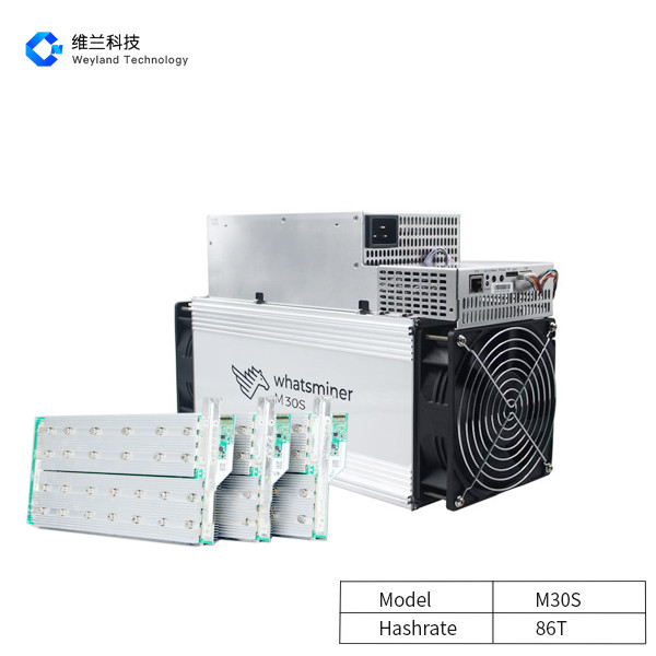 BTC,BCH Microbt Whatsminer M30s 86T ASIC 3268W with 468 chips